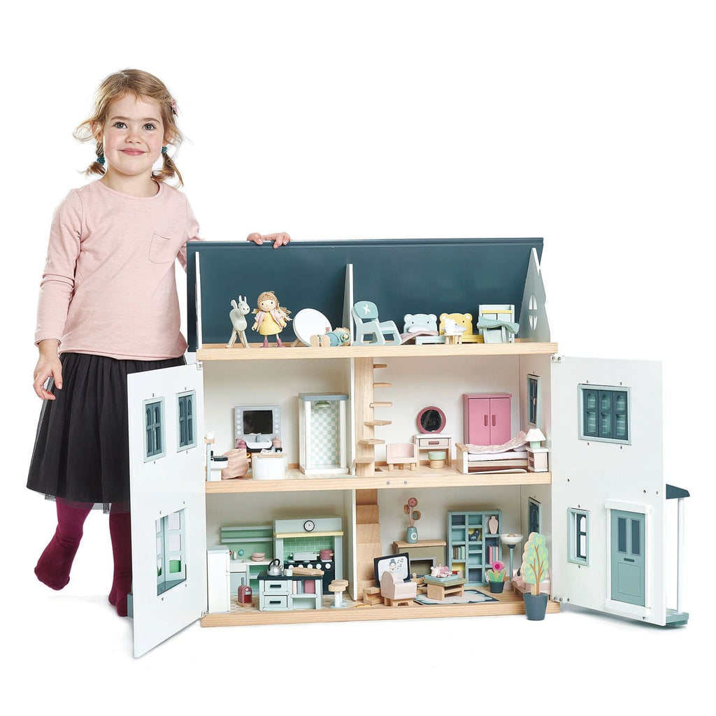 Traditional wooden doll houses and more