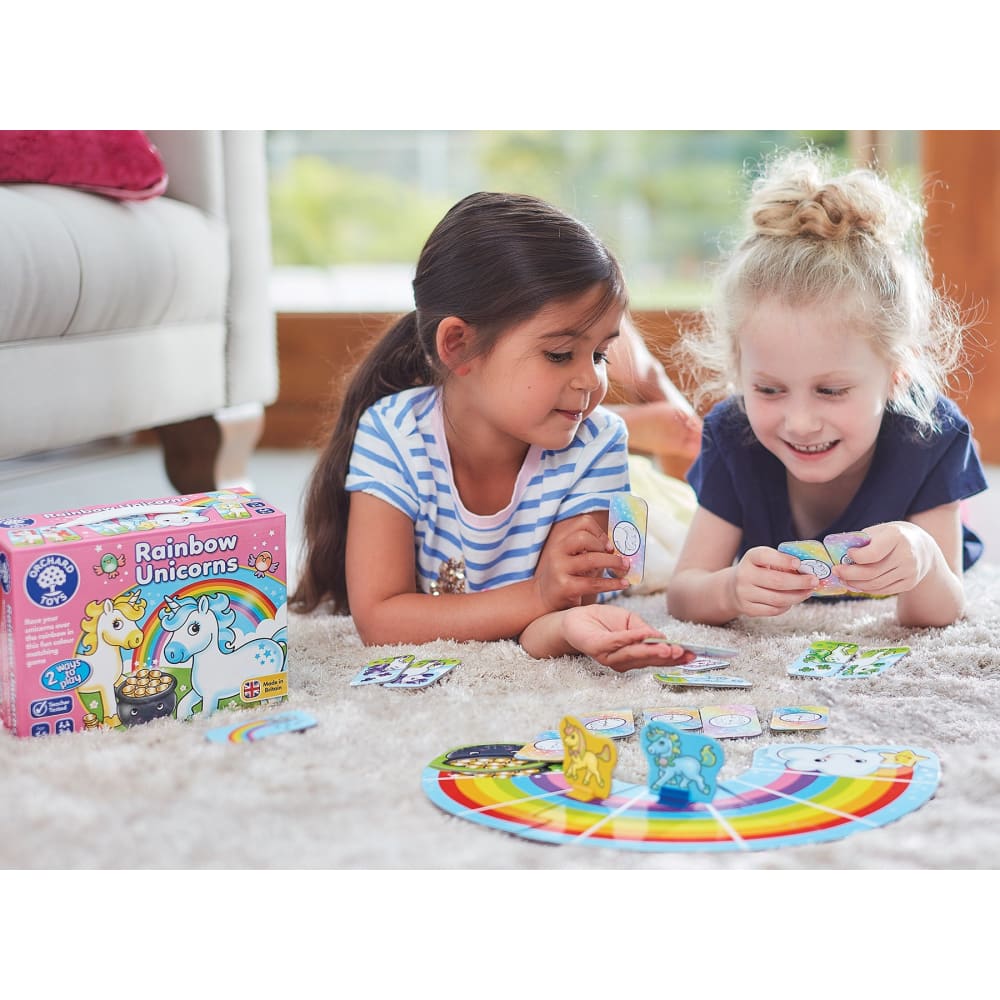 Orchard Toys Rainbow Unicorns Colour Game - 5011863000200