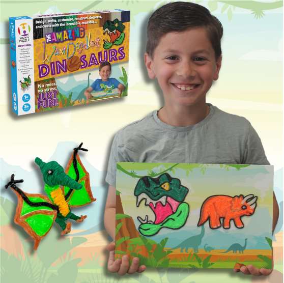 Waxidoodles Dinosaur