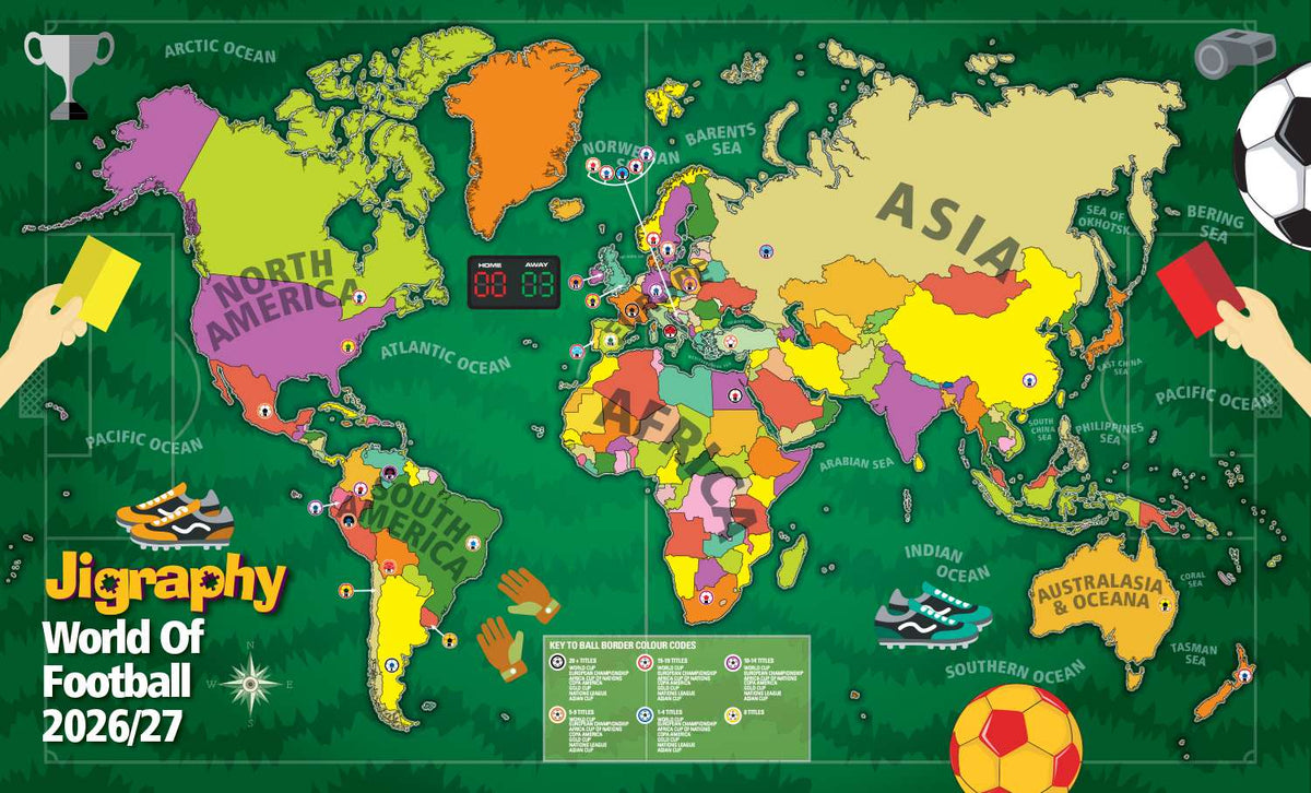 Jigraphy Jigsaw World Football