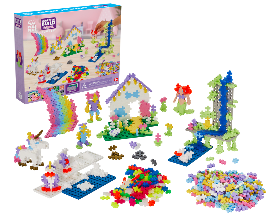 Learn to Build - Super Set Pastel - 1000 Pcs