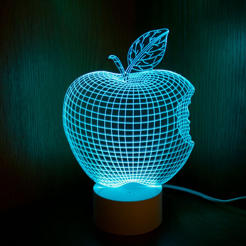 3D Apple Lamp - Gadget Store 5050341201029