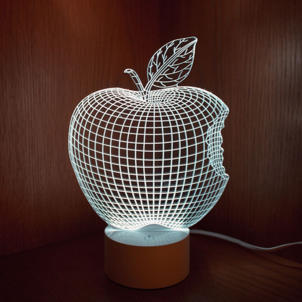 3D Apple Lamp - Gadget Store 5050341201029