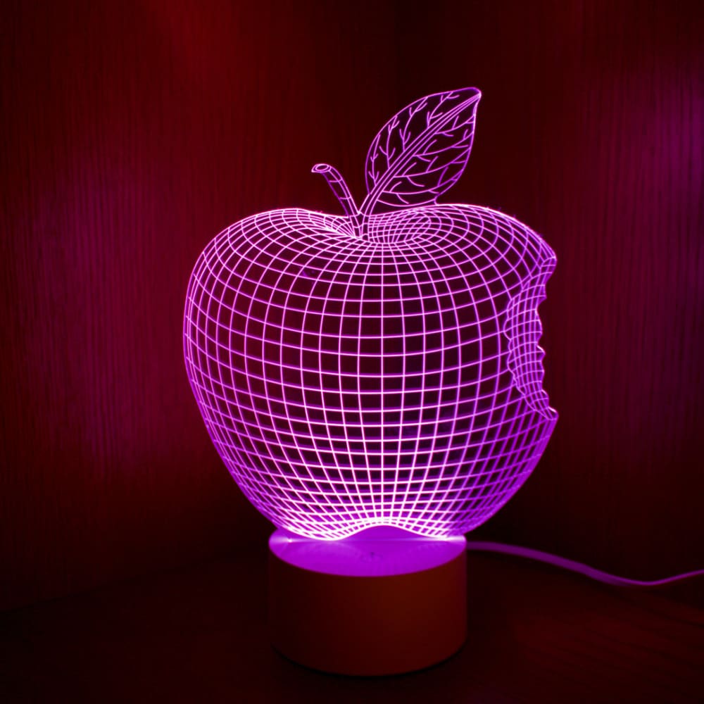 3D Apple Lamp - Gadget Store 5050341201029
