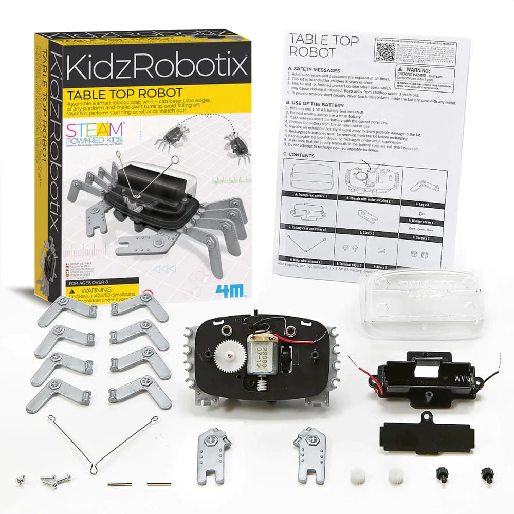 4M Great Gizmos Table Top Robot Build It Kits 4M Great Gizmos