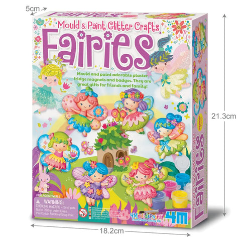 Image of 4M Mould & Paint Glitter Fairy - Great Gizmos 4893156035240