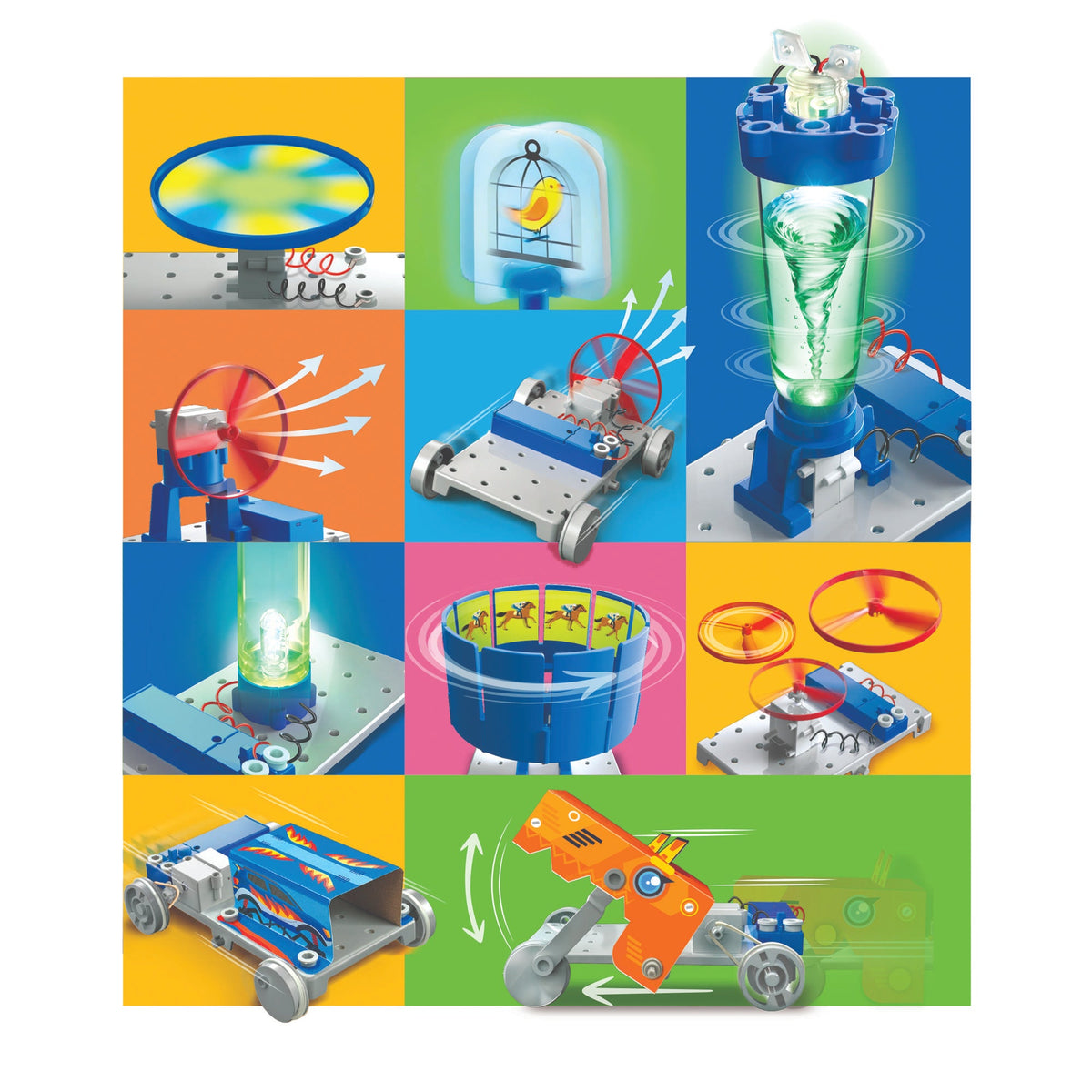 Mega Motor Science Kit | Build Your Own Robot, Car & More