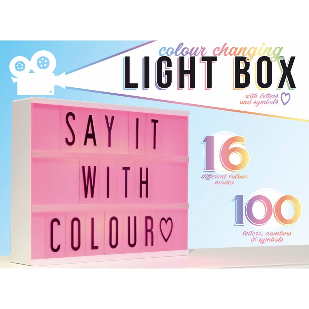 A4 Colour Changing Lightbox | Gadget Store | BrightMinds UK ...