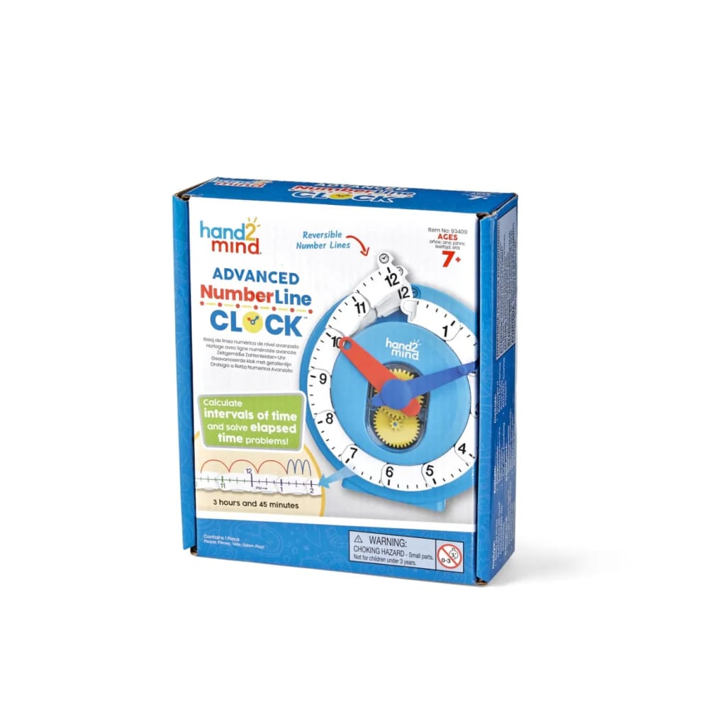 Advanced Numberline Clock - Learning Resources 848850114351