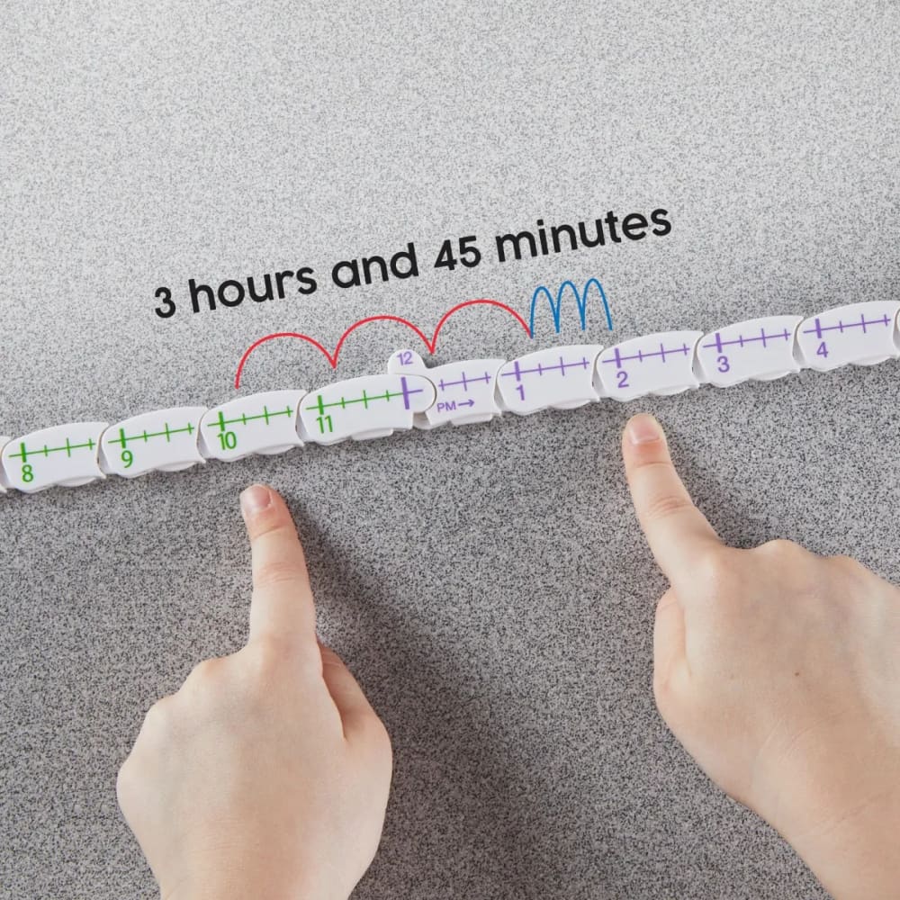 Advanced Numberline Clock - Learning Resources 848850114351