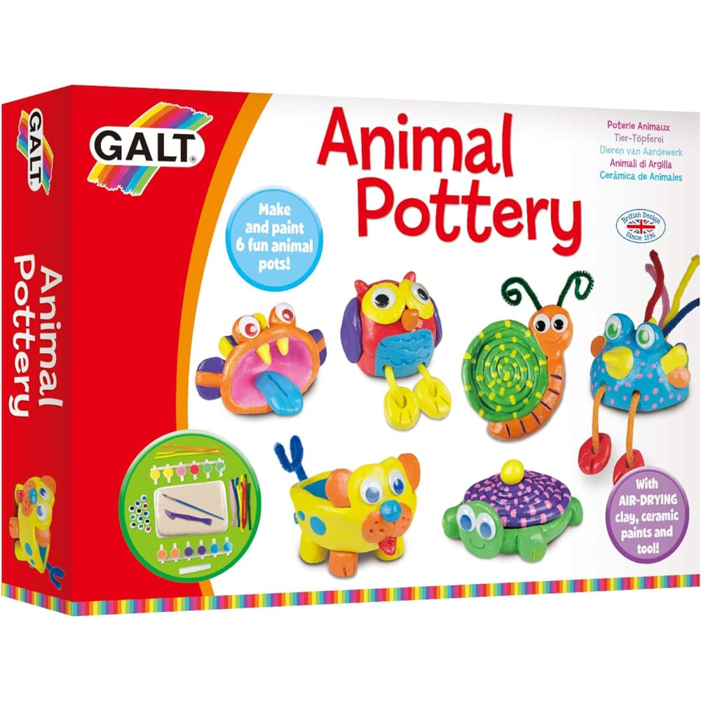 Animal Pottery Kit - 4M Great Gizmos 5011979586094