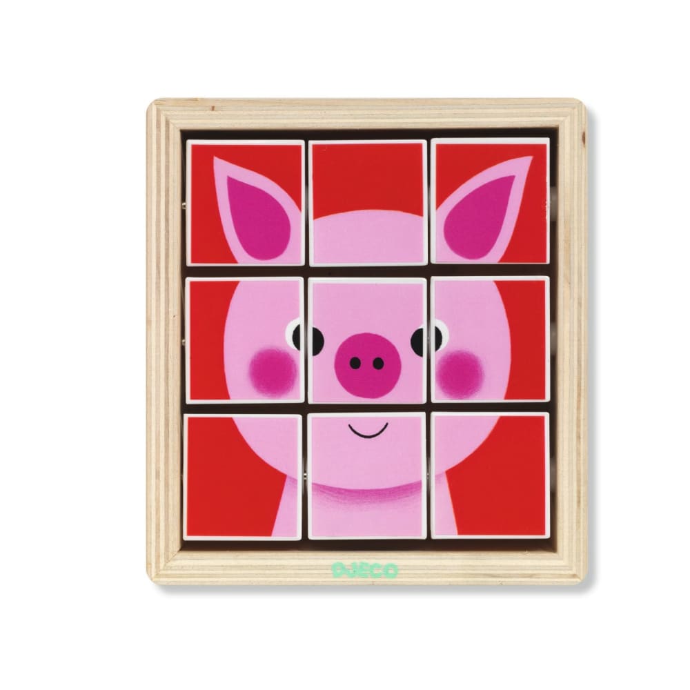 Animoroll Block Cube Puzzle - Djeco
