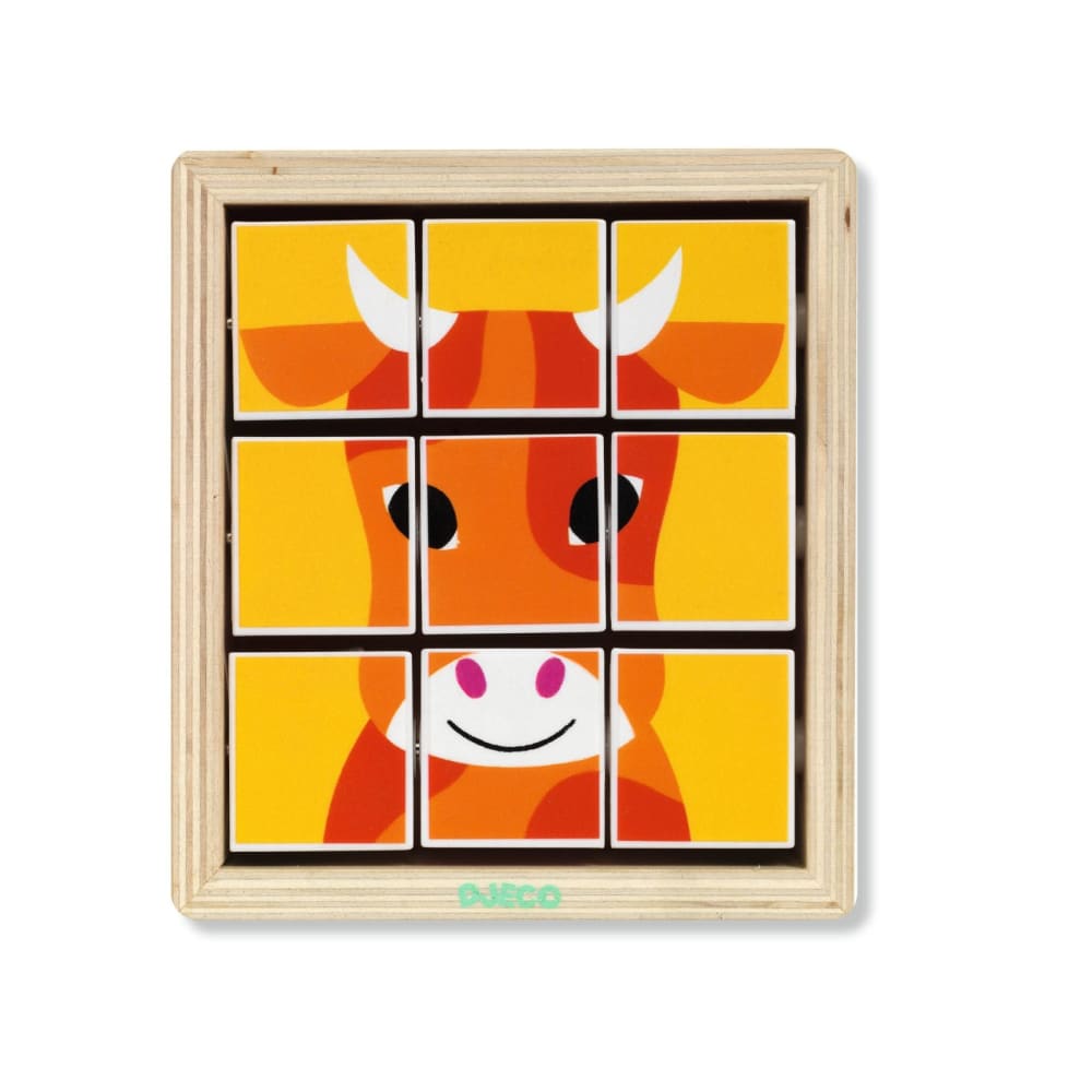 Animoroll Block Cube Puzzle - Djeco