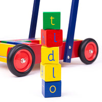 Babywalker With ABC Blocks - Tidlo 5012824001717