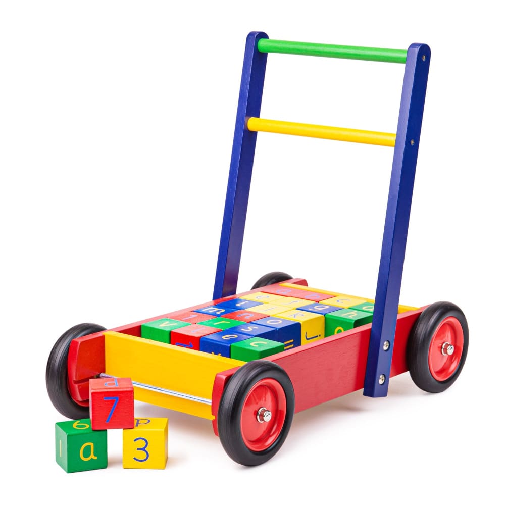 Babywalker With ABC Blocks - Tidlo 5012824001717