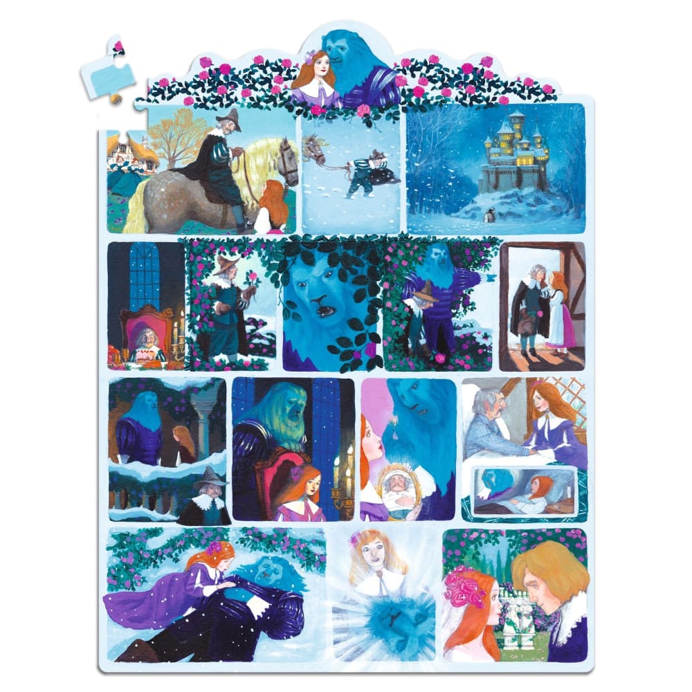 Beauty and the Beast Puzzle - 100 pcs - Djeco