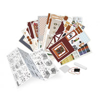 Bookshop diorama Wooden Build Kit