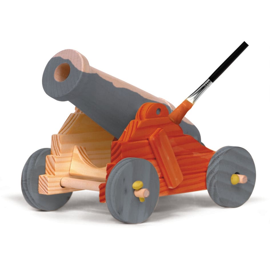 Build a Wooden Firing Canon Kit - Fiesta Crafts