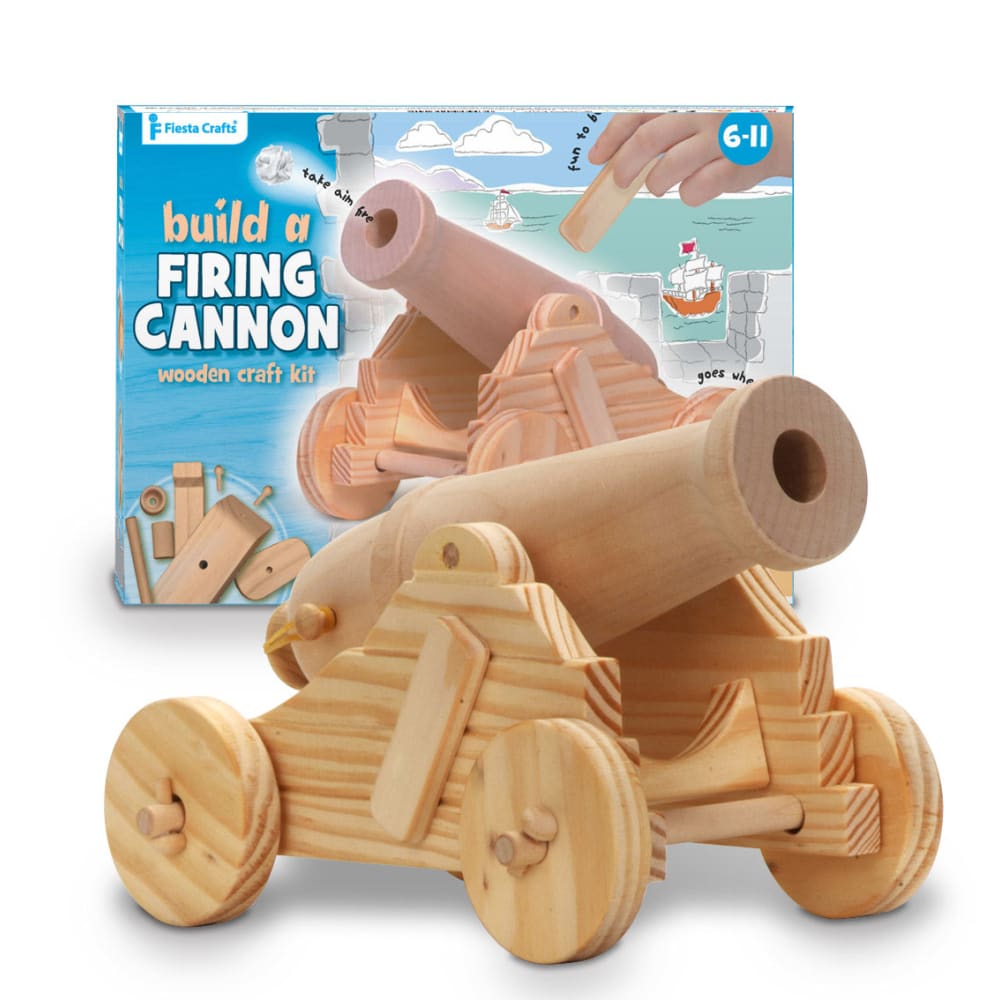 Build a Wooden Firing Canon Kit - Fiesta Crafts