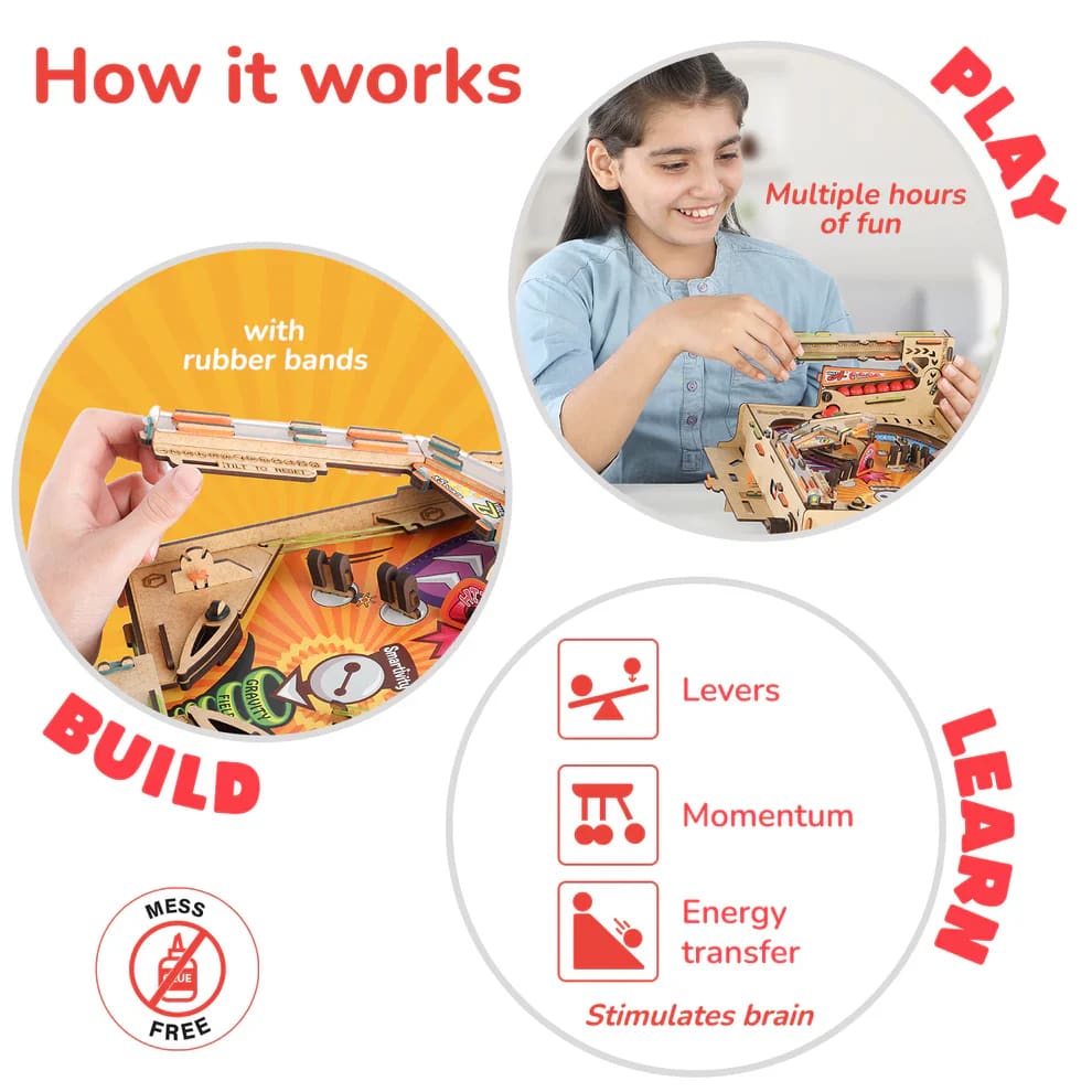 Build Your Own Pinball Machine - Smart Games