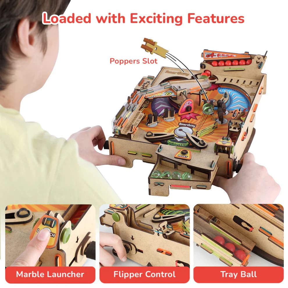 Build Your Own Pinball Machine - Smart Games