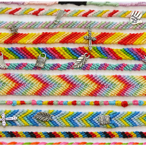 Image of ButtonBag Friendship Bracelet Kit - Fiesta Crafts