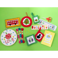 ButtonBag Learn how to Cross Stitch - Fiesta Crafts 5060304350459