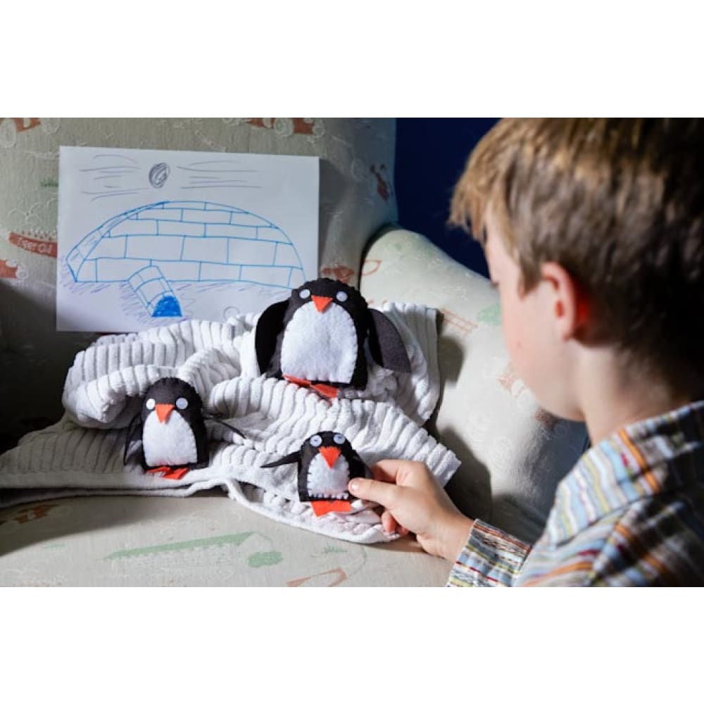 ButtonBag Penguin Family Sewing Kit - Fiesta Crafts