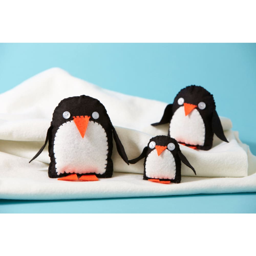 ButtonBag Penguin Family Sewing Kit - Fiesta Crafts