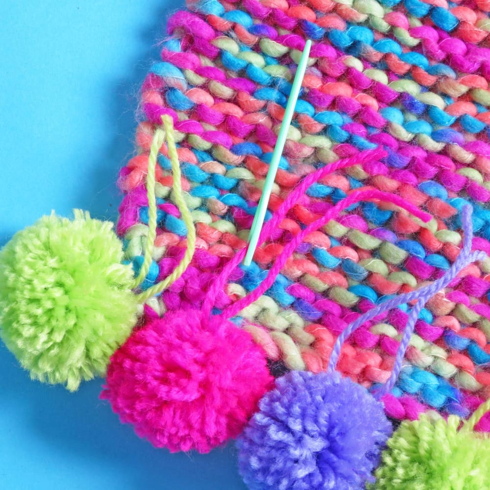 ButtonBag Pom Scarf Making Kit - Fiesta Crafts