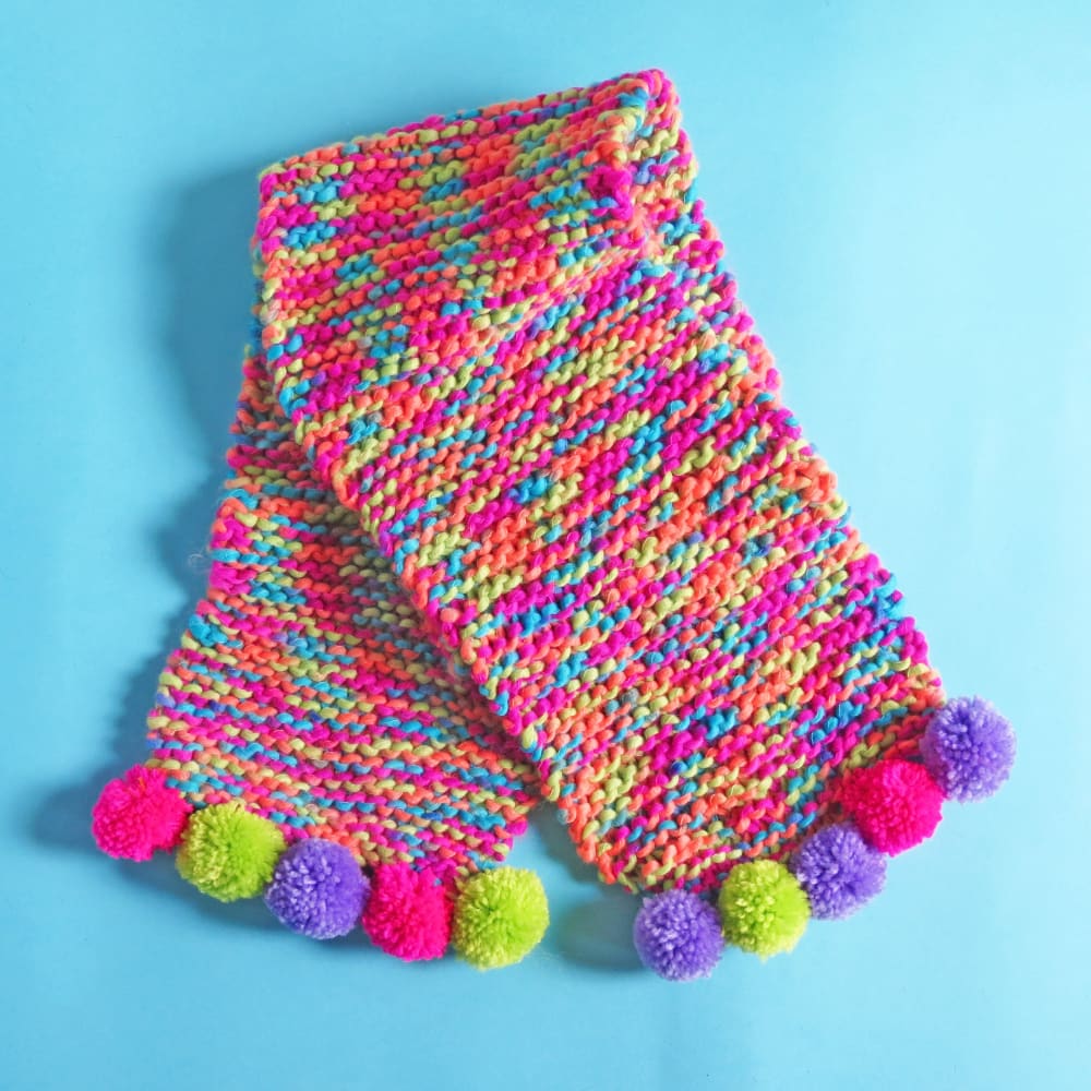 ButtonBag Pom Scarf Making Kit - Fiesta Crafts