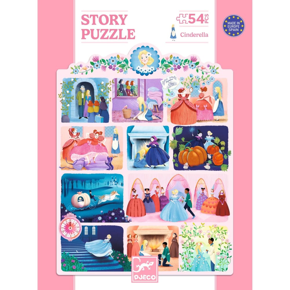 Cinderella Story Puzzle - 54 pcs - Djeco