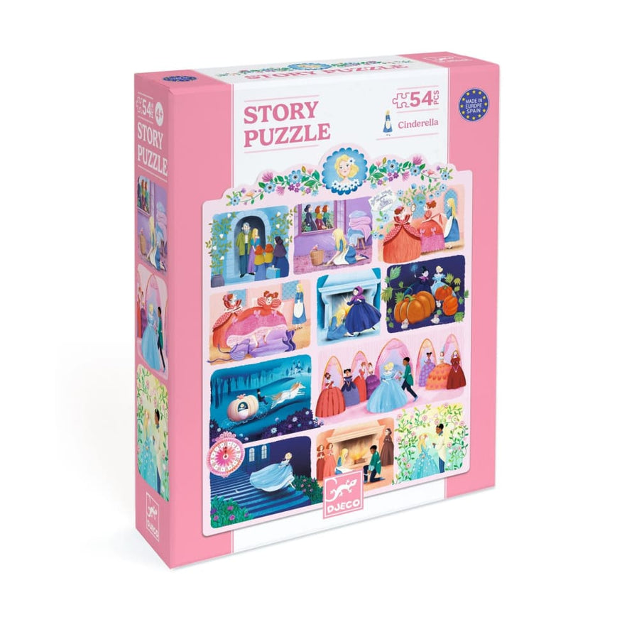 Cinderella Story Puzzle - 54 pcs - Djeco