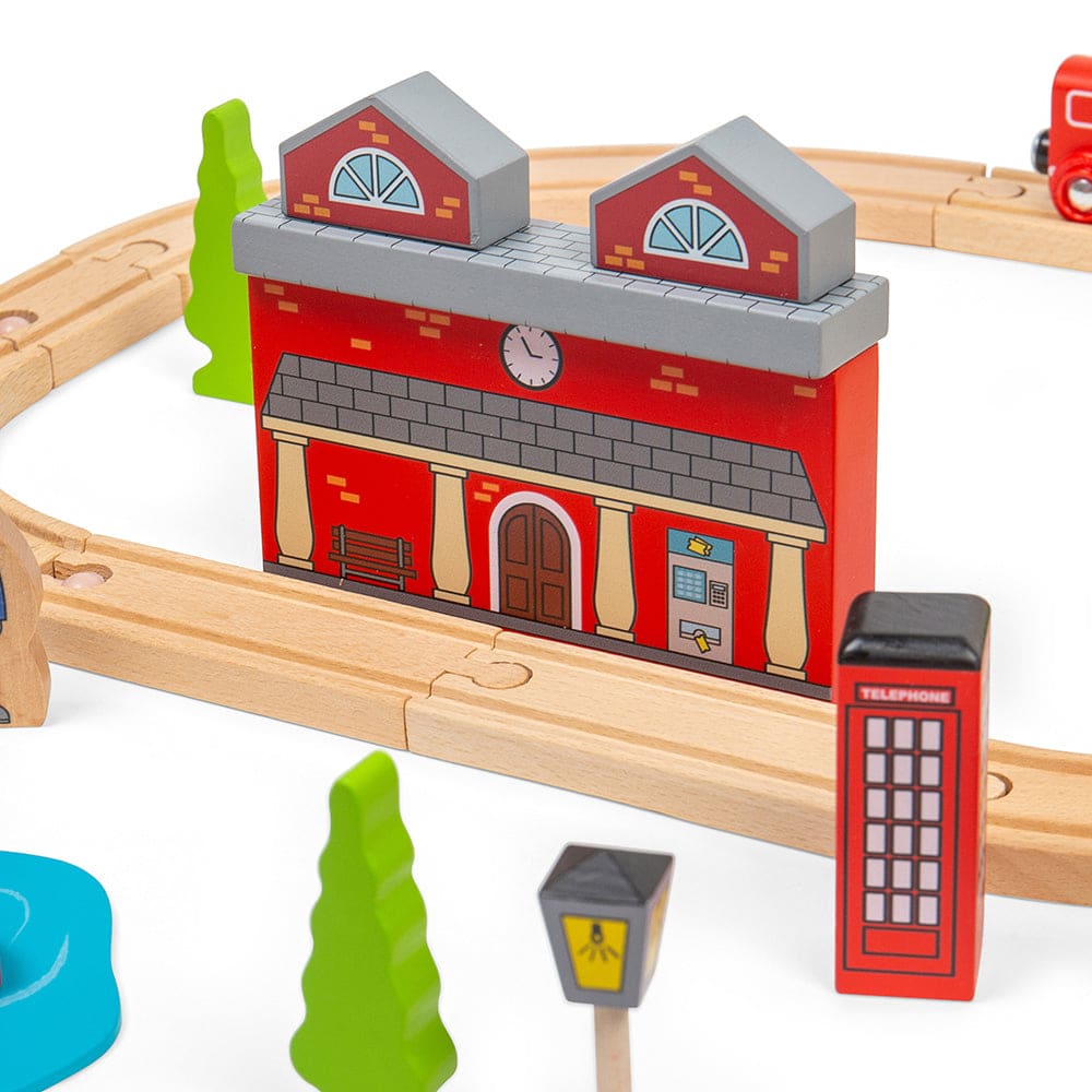 City Road and Railway Set - Bigjigs Rail 691621090329