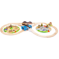 Construction Train Set - Bigjigs Rail 691621800713