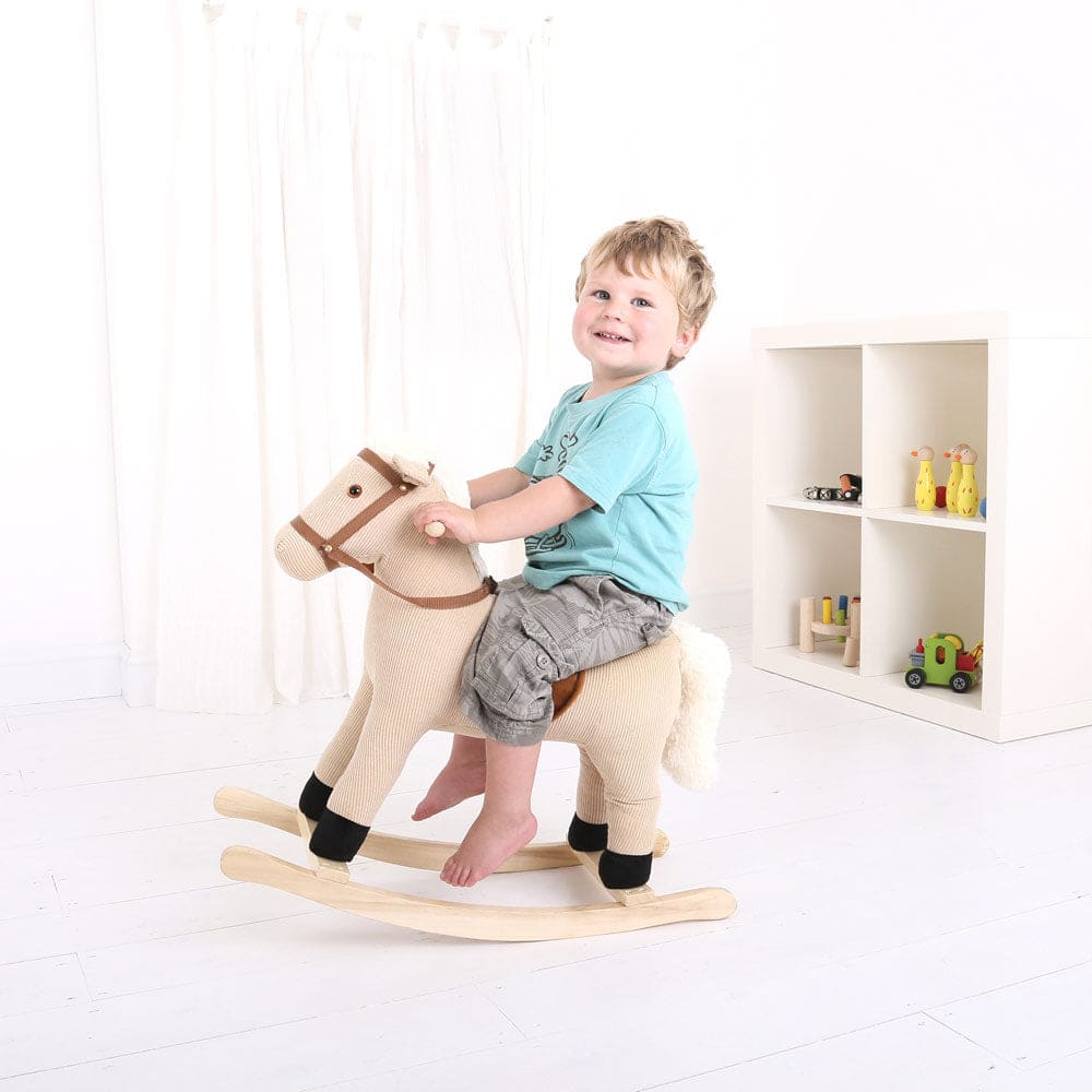 Cord Rocking Horse - Bigjigs Toys 691621282854