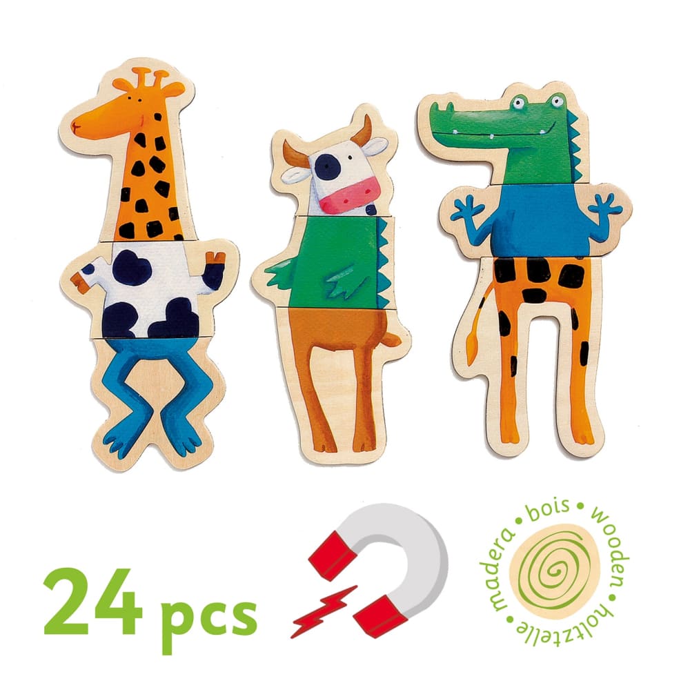 Crazy Animal Magnets - Djeco