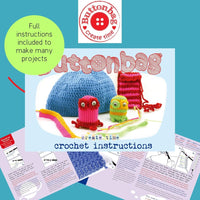 Crochet Suitcase Kit - Buttonbag - 5060304350459