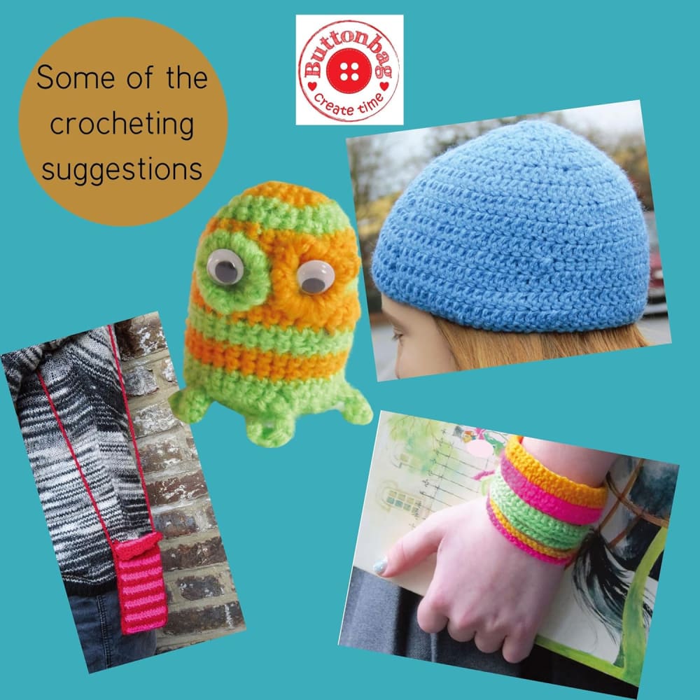 Crochet Suitcase Kit - Buttonbag - 5060304350459
