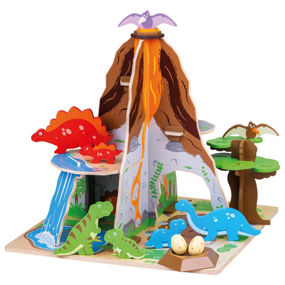 Dinosaur Island Toy Set - Bigjigs Toys 691621701515