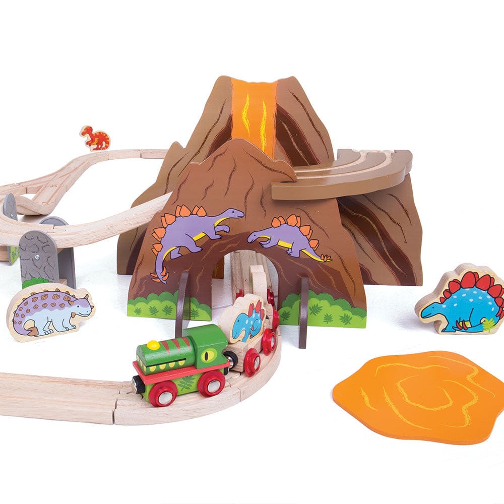 Dinosaur Train Set - Bigjigs Rail 691621090350