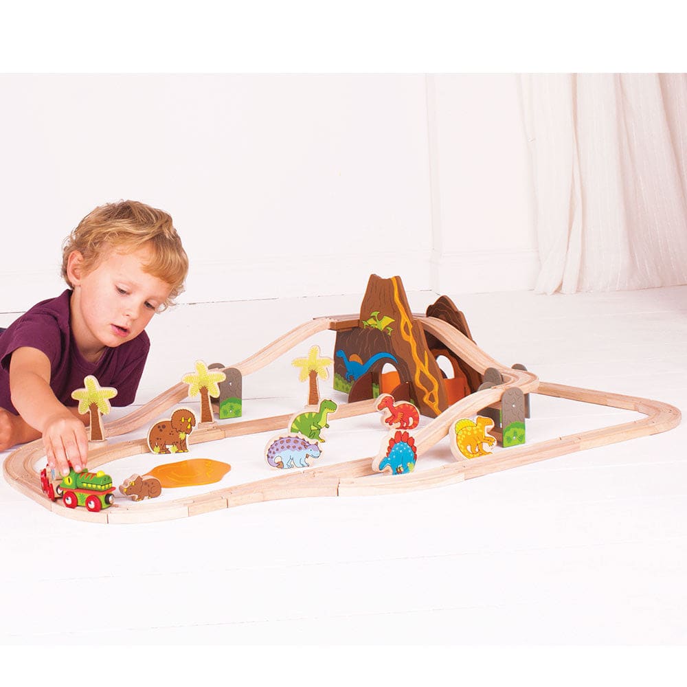 Dinosaur Train Set - Bigjigs Rail 691621090350