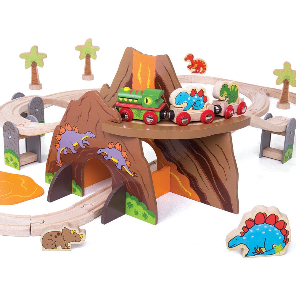 Dinosaur Train Set - Bigjigs Rail 691621090350