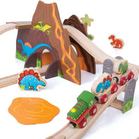 Dinosaur Train Set - Bigjigs Rail 691621090350