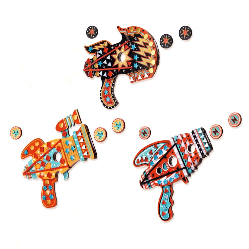 DIY Cosmic Counter Launchers - Djeco