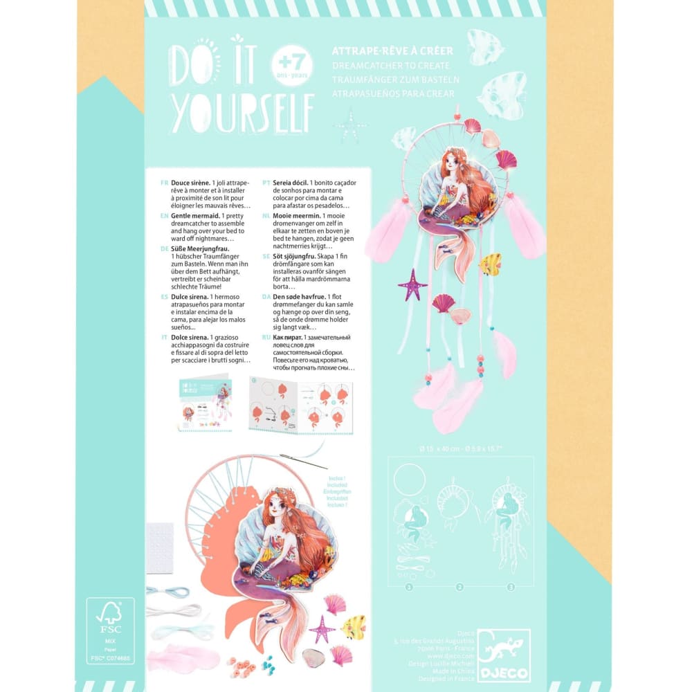 DIY Dreamcatcher Mermaid - Djeco