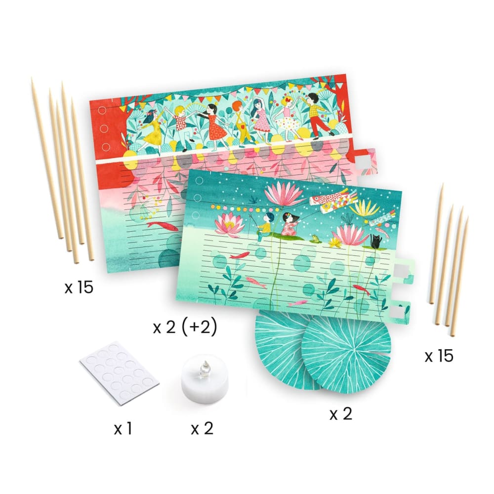 DIY Fireflies Paper Lanterns Set of 2 - Djeco