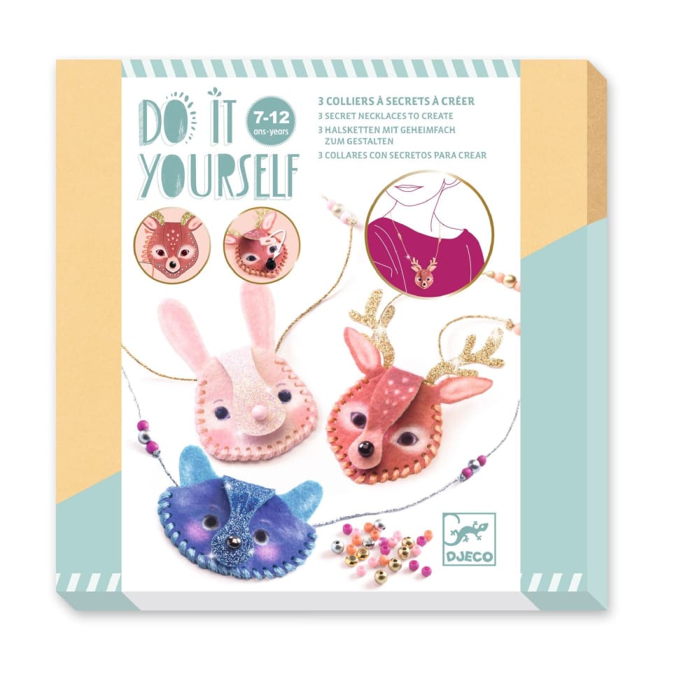 DIY Secret Necklaces Set of 3 - Djeco