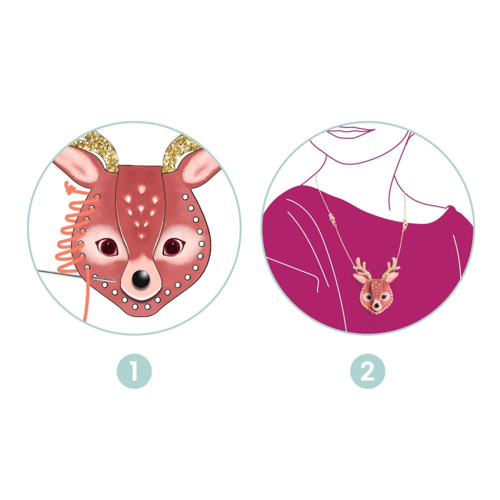 DIY Secret Necklaces Set of 3 - Djeco