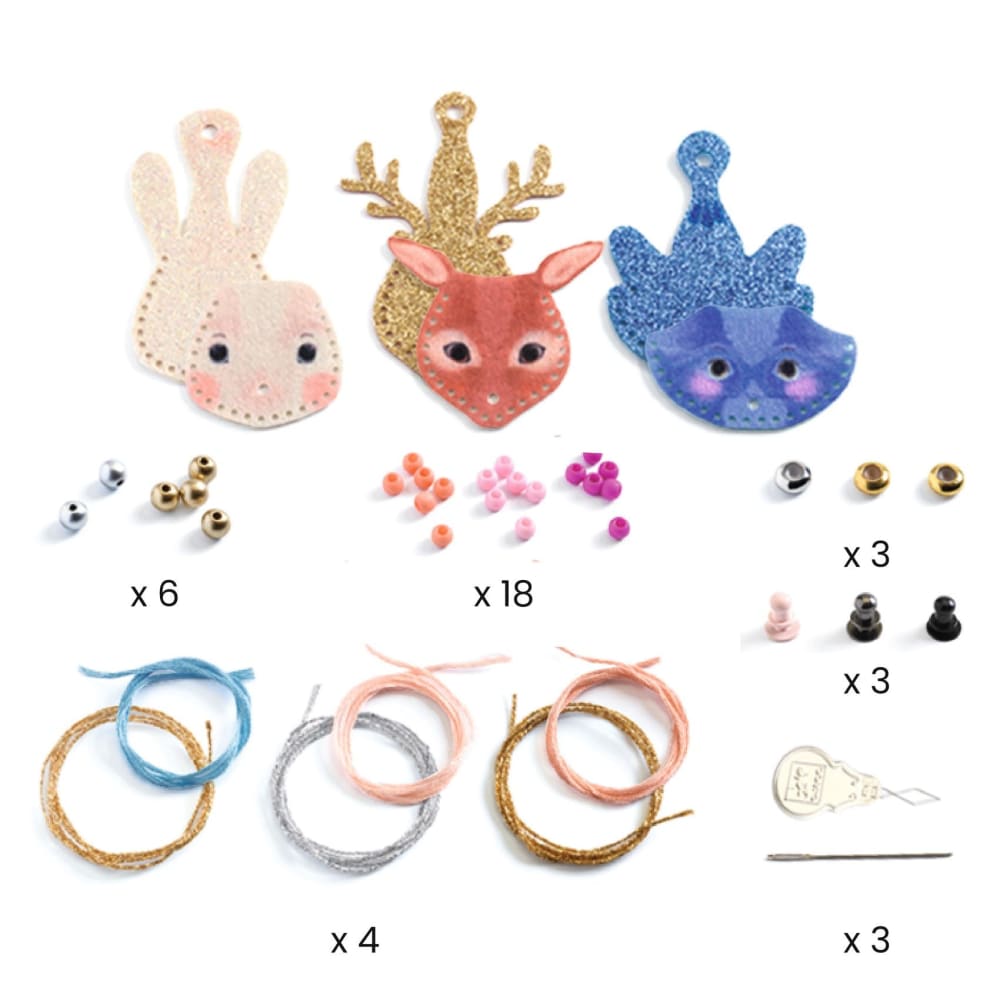 DIY Secret Necklaces Set of 3 - Djeco